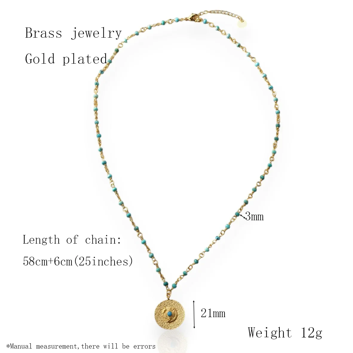 Turquoise shore necklace