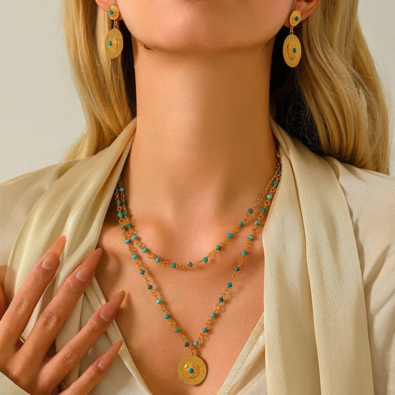 Turquoise shore necklace