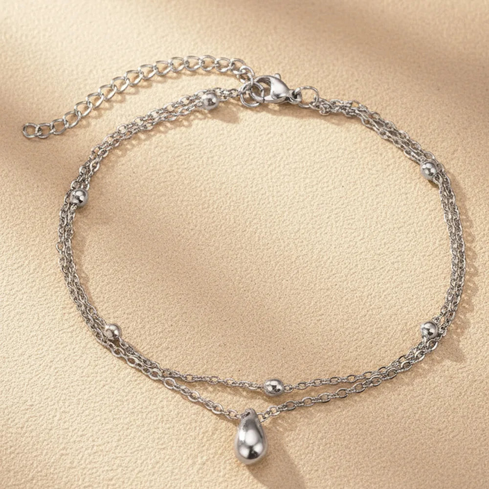 Waterfall anklet