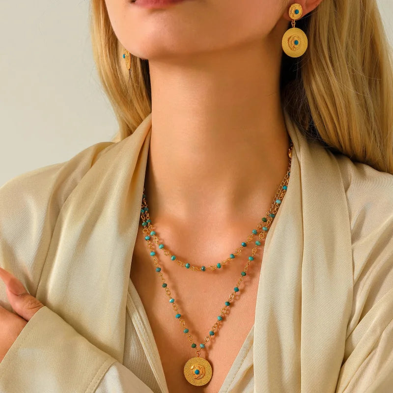 Turquoise shore necklace