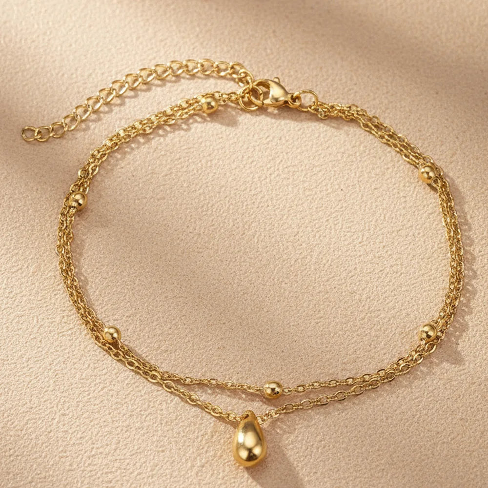 Waterfall anklet